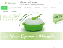 Tablet Screenshot of microchefirisana.com